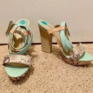 Miucha heeled summer sandals